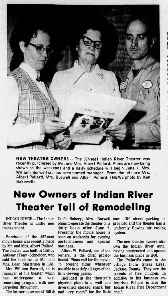 Indian River Theatre - PETOSKEY NEWS REVIEW THU APR 22 1971